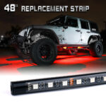 Xprite 1 Pack Of 3M Extension Wire For 7 Color LED Underbody System Kit 48" 36" and 24" Strips
