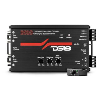 2-Channel Line Output Converter with Digital Bass Enhancer