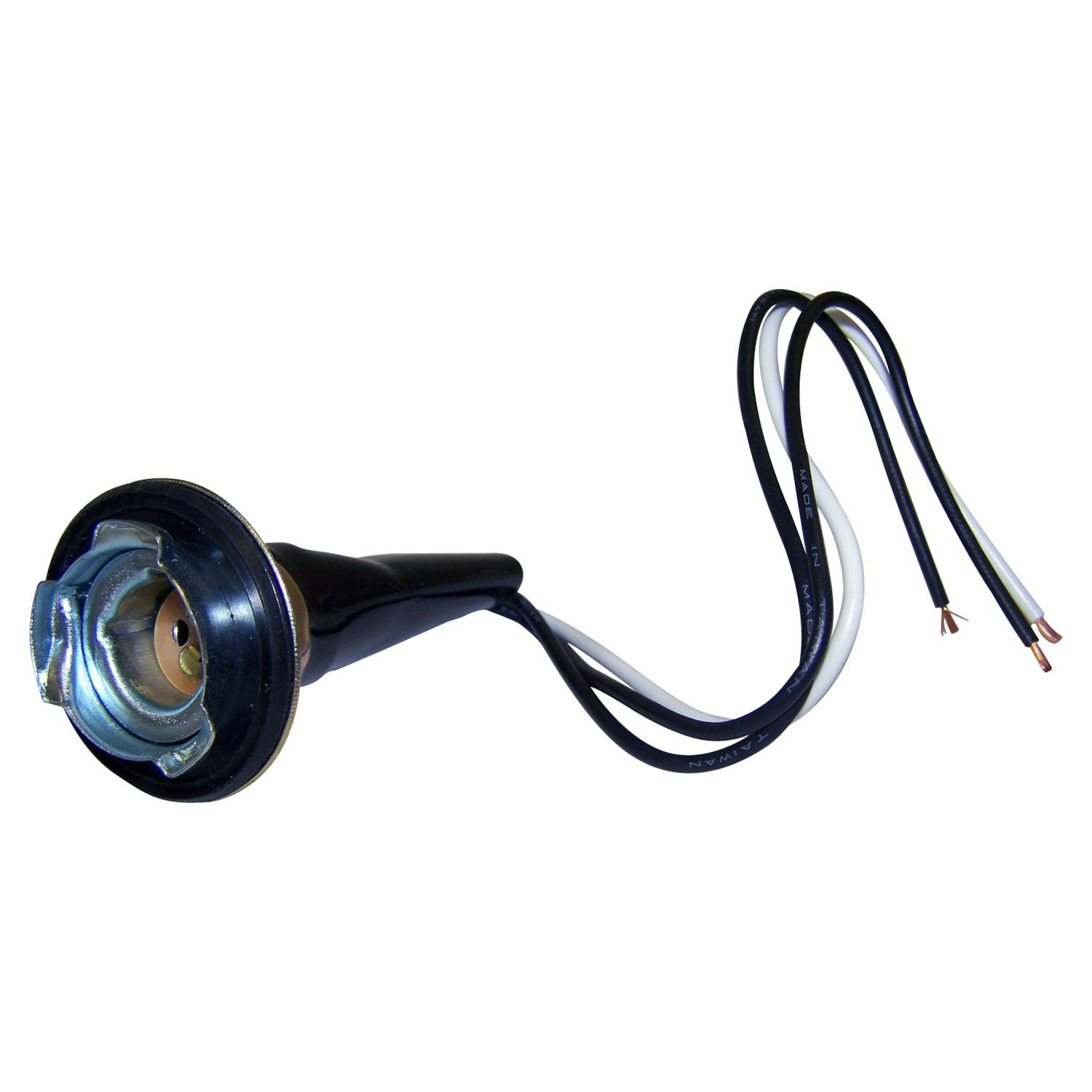 Crown Automotive - Metal Black Parking Light Socket