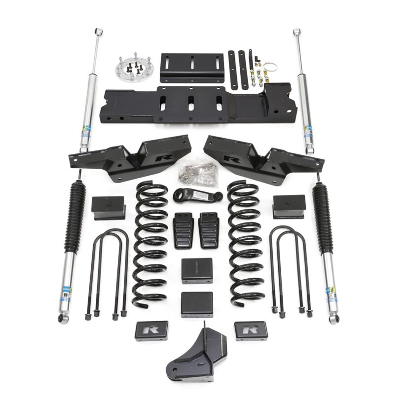 Front Leveling Kit; 2 in. Lift; w/Mini Leaf Kit/Alignment Bushings/U-Bolts/All Hardware/Allows Up To 35 in. Tire;