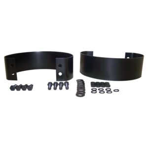 Bumperette Kit; Rear; Black; Incl. Hardware; Pair;