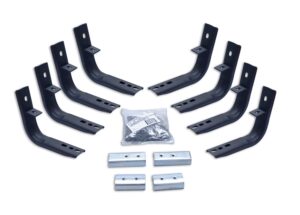 Go Rhino 6840355 - OE Xtreme Side Steps - Mounting Brackets Only -Textured Black