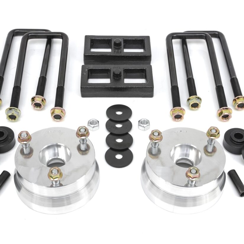 SST® Lift Kit; 3 in. Lift; Equiped w/Load-Leveling Rear; Height Control Air Suspension; Adaptive Variable Suspension [AVS];