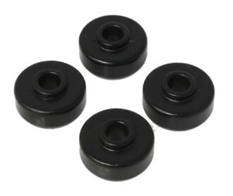 Universal Shock Eyes; Black; Front And Rear; Shock Tower Bayonet End Style; 5/8 in. Nipple; ID 3/8 in.; 5/8 in. Thick; w/4 Grommets; Performance Polyurethane;