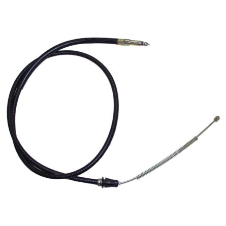 Parking Brake Cable; Rear; 67.5 in. Long; Ball And Spring At One End;
