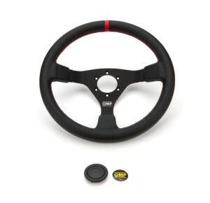 WRC Steering Wheel Black And Red .350 Dia Grip