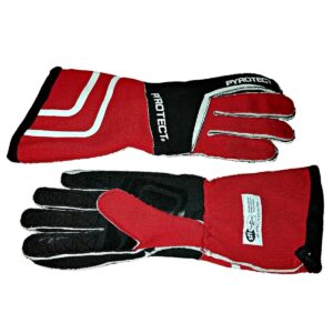 Glove Sport 2 Layer Blk/ Red Large SFI-5