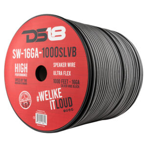 16-GA Speaker Wire 1000 Feet -Silver and Black