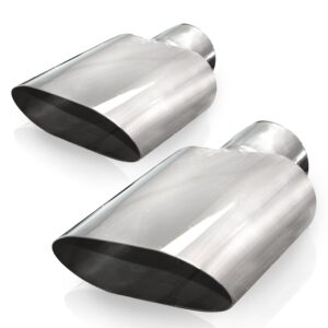 Big Oval Exhaust Tips 3in Inlet