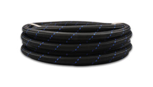 10ft Roll -10 Black Blue Nylon Braided Flex Hose