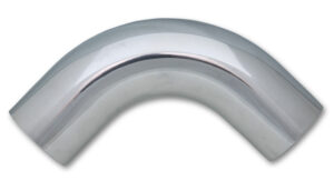 Tubing 90 Degree Elbow Aluminum Polished  5in