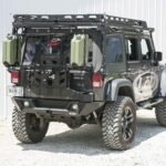 Jeep Wrangler Stubby Rear Bumper Aluminum For 18-22 Jeep Wrangler JL RIVAL 4x4