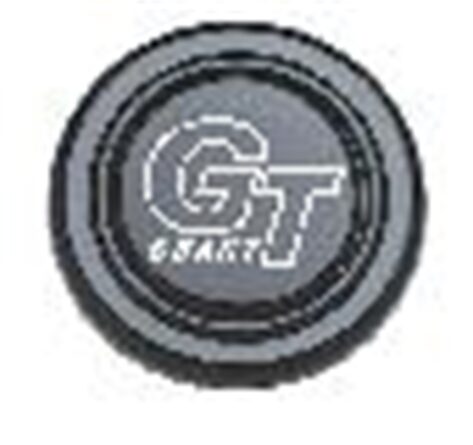 Signature Horn Button; Black Plastic w/Grant GT Logo;