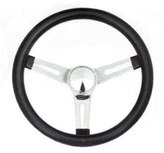 Classic Series Chrome Slotted Steering Wheel