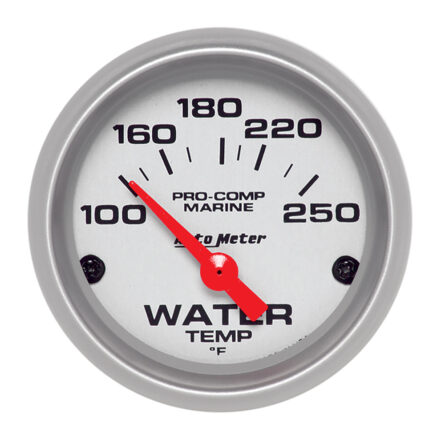 2-1/16 U/L Water Temp Gauge 100-250 Deg