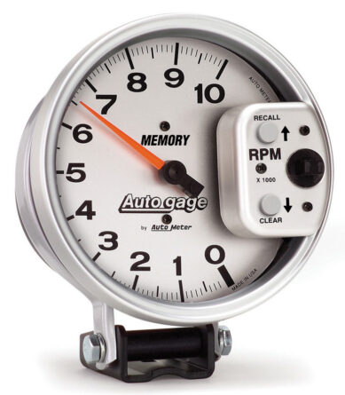 5in Auto Gage Monster Tach Silver