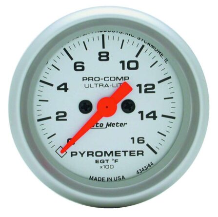 2-5/8in U/L 1600 Degree Pyrometer