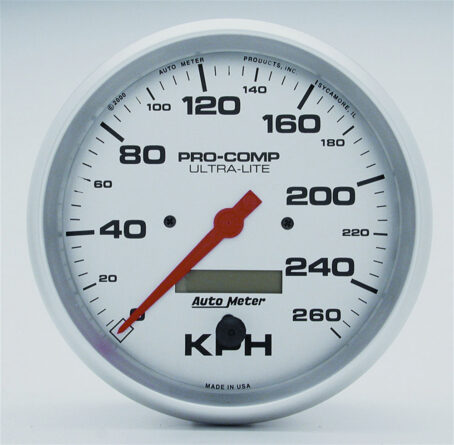 5in U/L Speedometer - 260KPH Metric