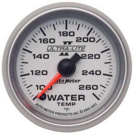 2-1/16in U/L II Water Temp. Gauge 100-260