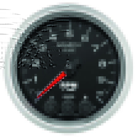 3-3/8 E/S In-Dash Tach - 10K RPM