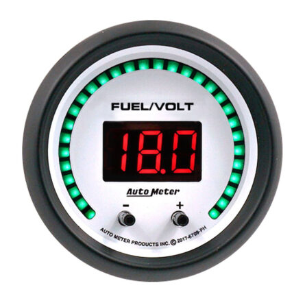 2-1/16 Fuel/Volt Gauge Elite Digital PH Series