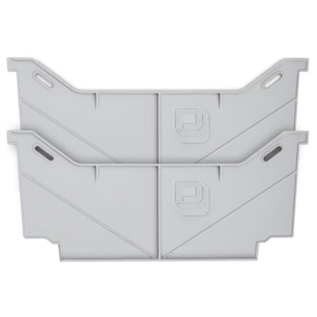 DECKED Locking Tab Drawer Dividers; One Set Of 2; Light Gray; Superseded From PN[AD2-WIDEDIVSETX2];