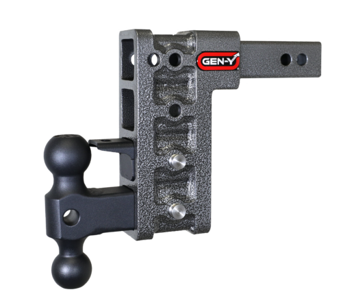 GEN-Y Hitch GH-324 MEGA-DUTY 2" Shank 7.5" Drop 1.5K TW 10K Hitch with Dual-Ball & Pintle Lock
