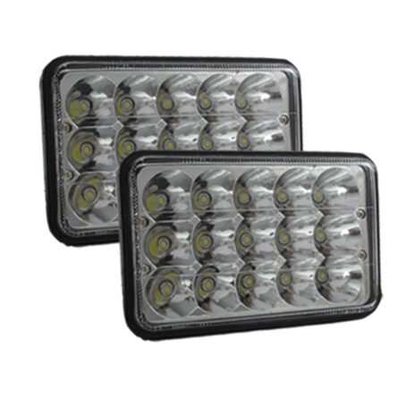 7x6in LED Conversion Lens  (Pair Left and Right) 54-Watts per light (108-watts Total)