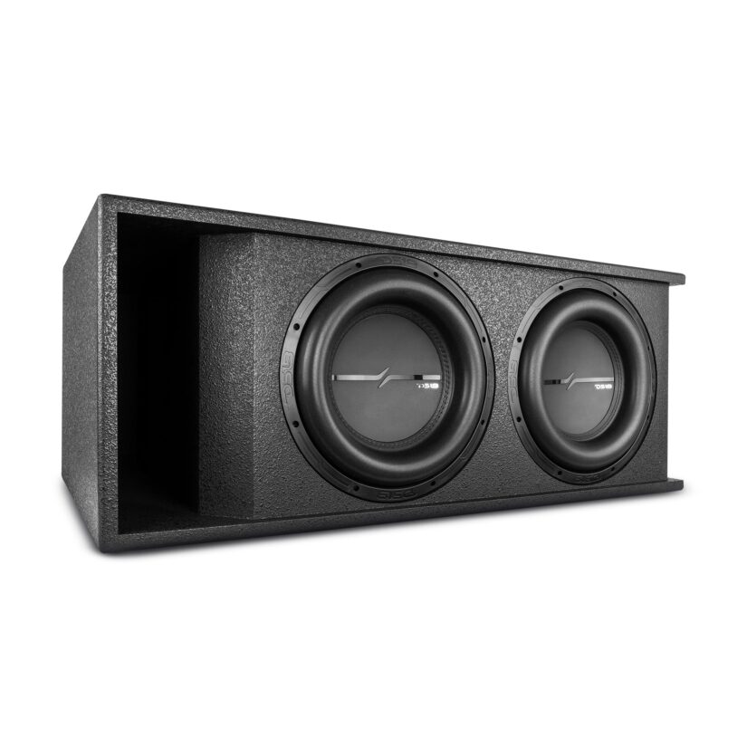 Dual 12" Loaded Subwoofer Ported Rugged Armored Enclosure With ZXI12.4D 2000 Watts Rms