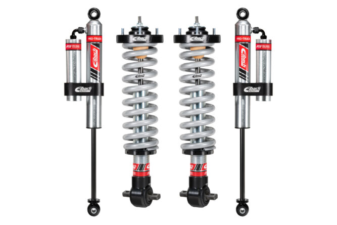 Eibach Springs E86-23-032-02-22 Pair of Front Coilovers + Rear Reservoir Shocks
