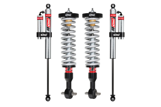 Eibach Springs E86-35-035-02-22 Pair of Front Coilovers + Rear Reservoir Shocks
