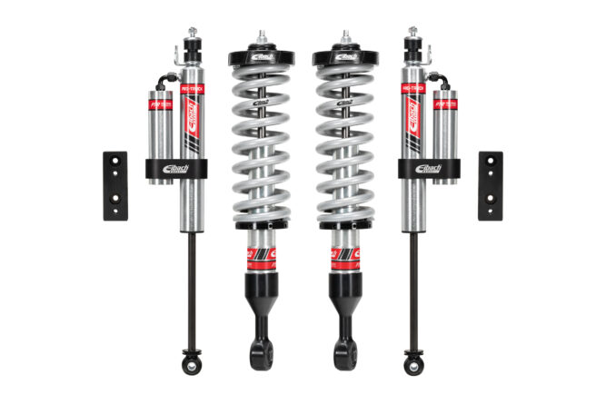 Eibach Springs E86-82-007-02-22 Pair of Front Coilovers + Rear Reservoir Shocks
