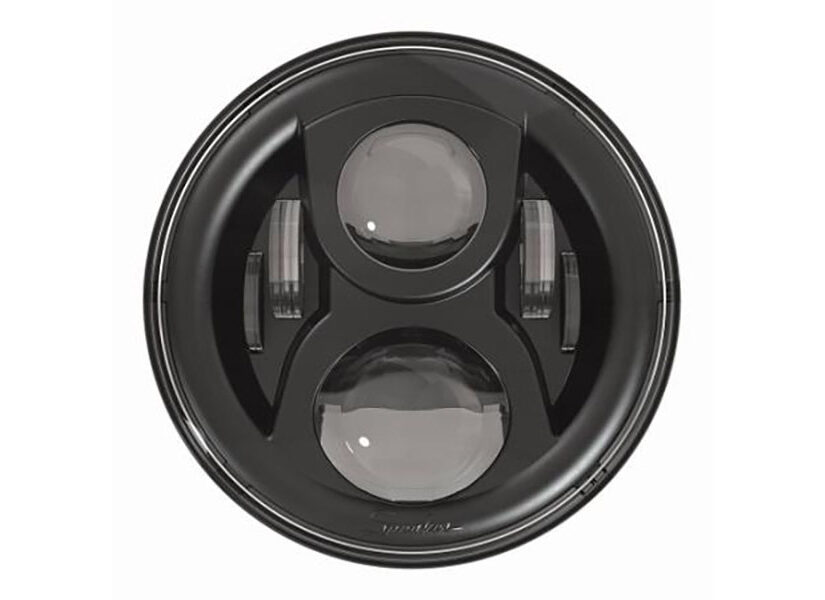 JW Speaker 8700 Evolution J3 Series Heated Headlight Kit, Black  - JT/JL/JK