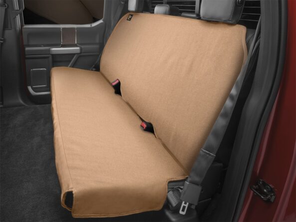 Seat Protector; Cocoa; Bench Seat Width 63.5 in.; Depth 20.5 in.; Back Height 23 in.;