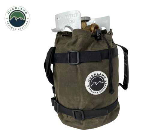 Propane Bag With Handle And Straps - Number 16 Waxed Canvas Overland Vehicle Systems
