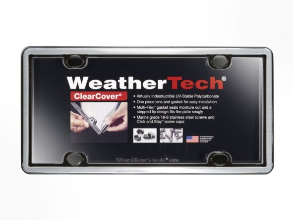 ClearCover®; Brushed Stainless/Black;