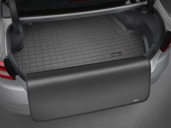 Cargo Liner w/Bumper Protector; Gray; Behind 2nd Row Seating;