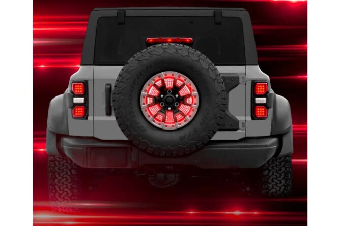 XK Glow 5th Wheel Light w/ Brake Reverse and Turn Signal Lights  - Bronco 2021+