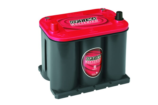 RedTop® Battery; UNBOXED; Group 25; Cold Crank Amps 720; Crank Amps 910; Reserve Capacity 90; Ampere Hour 44; Top Terminal; L-9 5/16 in.; W-6 3/4 in.; H-7 5/8 in.;