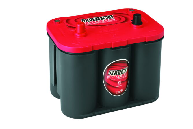 RedTop® Battery; UNBOXED; Group 34; Cold Crank Amps 800; Crank Amps 1000; Reserve Capacity 100; Ampere Hour 50; Top Terminal; L-10 in.; W-6 7/8 in.; H-7 13/16 in.;