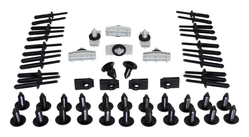 Fender Flare Hardware Kit; Includes Clips; Rivets; Retainers; U-Nuts;