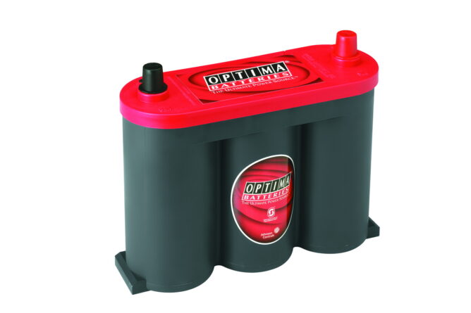 RedTop® Battery; UNBOXED; Group 6V; Cold Crank Amps 800; Crank Amps 1000; Reserve Capacity 100; Ampere Hour 50; Top Terminal; L-10 in.; W-3 9/16 in.; H-8 1/8 in.;