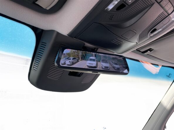 FullVUE® Mirror Camera System w/Built-In Dashcam; Fully Adjustable Camera Bracket; Exclusive Stainless Steel Rear Tire Mount; Parking Gridlines Available; 9.66 in. Mirror Size;