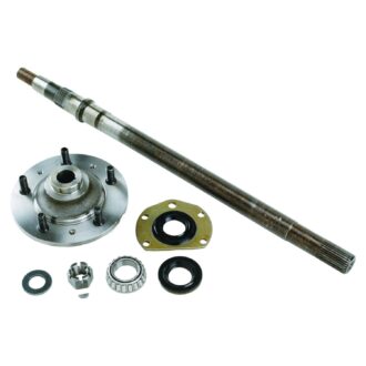 Axle Hub Kit; Rear Left; For Use w/AMC 20; Incl. 26-5/16 in. Length Axle; Hub/Bearing/Seals/Nut/Washers/Key/Instruction Sheet;