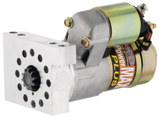 PowerMax Plus Starter; 153/168 Tooth Flywheel; 170 ft./lb. Torque; 11:1 Compression Rate; 6:1 Gear Reduction; Straight Mount; Natural Finish;