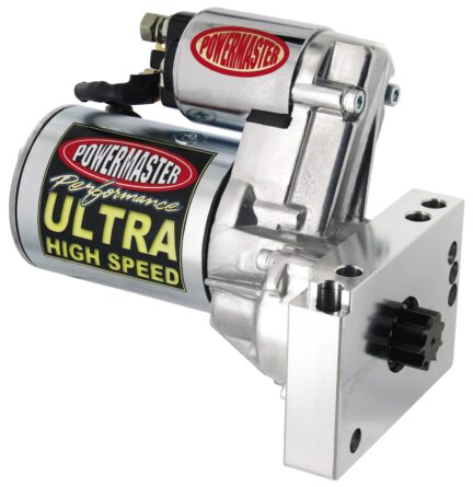 Ultra Torque High Speed Starter; 153/168 Tooth Flywheel; 200 ft./lb. Torque; 15:1 Compression Rate; 3.75:1 Gear Reduction; Straight Mount; Natural Finish;
