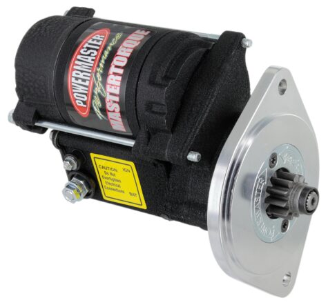Mastertorque Starter; 153 Tooth Flywheel; 180 ft./lbs.; 14:1 Compression Rate; 3/4in. Offset; 3:25:1 Gear Reduction; InfiClock System; Black Wrinkle Finish;