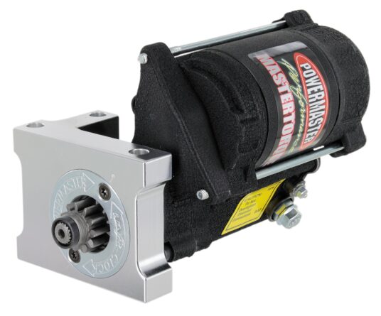 Mastertorque Starter; 168 Tooth Flywheel; 180 ft./lb. Torque; 14:1 Compression Ratio; 3.25:1 Gear Reduction; InfiClock System; Black Wrinkle Finish;