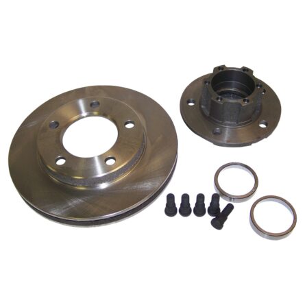 Hub And Rotor Assembly; Front; w/6-Bolt Caliper Plate; 1-1/8 in. Wide Thick Rotor;
