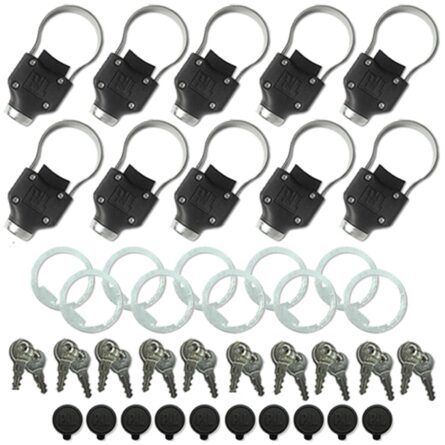 Pop & Lock PL9900-10PK Universal Tailgate Collar Lock - Keyed Randomly 10 Pack